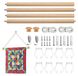 Houten wandkleedhanger voor muurdecoratie