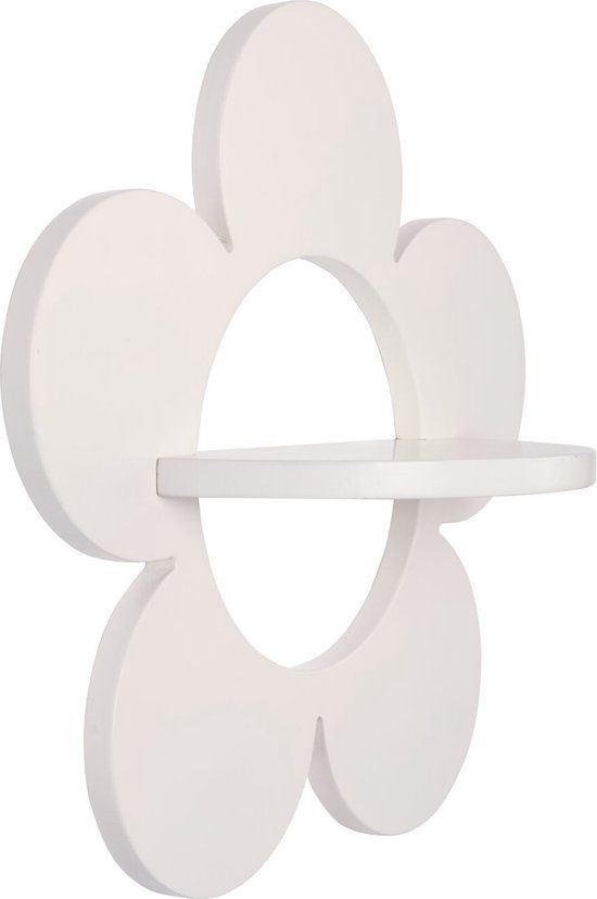 Childhome Flower Collection Wandrek Bloem - Wit - 40x40x14 cm