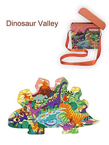 BP - De Dinosaru-Tal 108 delen dinosauruspuzzel, kleur voor kinderen (1001)