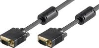 Microconnect SVGA, 5m VGA kabel VGA (D-Sub) Zwart
