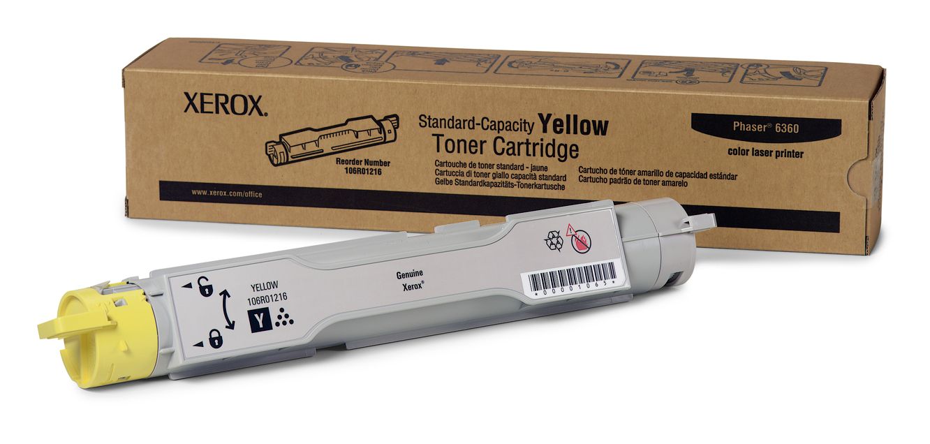 Xerox Standaardcapaciteit Gele Tonercartridge, Phaser 6360
