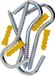 DID Stalen schroefhaken / ophanghaken - 8x stuks - 10 cm - met plug 8 mm
