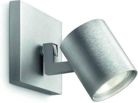 Philips RUNNER Opbouwspot GU10 1x Zilver - Philips LED