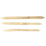 Artway Studio - Stylus - Bamboe, dubbele punt - Box met 3 verschillende maten - 19,5 cm, 16,5 cm en 15,5 cm