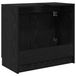 Armoire de salle de bain en chêne noir 64,5 x 33,5 x 59 cm