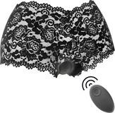 Zara Noir et Argent | Panty télécommandée Zara noire et argentée