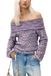 Desigual Jers_wich Sweatshirt pour femme, rouge, L