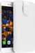 Mumbi Echt Leren Hoesje Compatibel met Huawei P8 Lite 2017, Wit