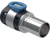 Geberit FlowFit overgang naar Geberit Mapress, met insteekeinde, roestvrij staal, DN 25, dø 32 mm, 620.254.00.1