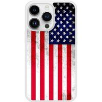 Apple iPhone 14 Drapeau usa Verstevigd hoesje met sublimatie bedrukking