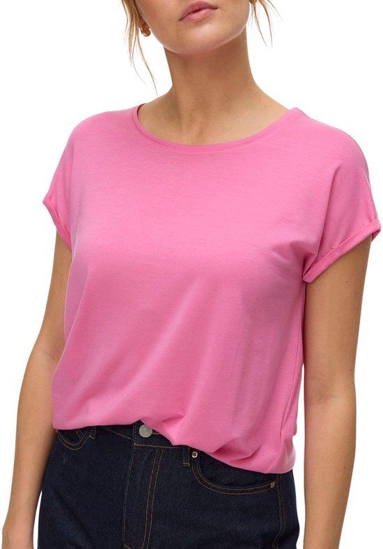 Vero Moda Mava Plain SS Shirt Dames - Maat XL