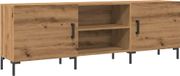 Syfax Artisanaal Eikenkleurig Tv-meubel 150x30x50 cm Bewerkt Hout