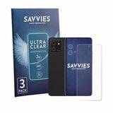 Savvies Screenprotector voor Motorola ThinkPhone (Voor+Camera) - Folie Beschermfolie transparant 6 Stuks