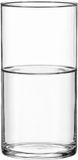 Home & Styling Vase - Forme cylindrique - transparent - verre - 12 x 20 cm