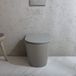 Hudson Reed Elements Cuvette WC ronde à poser - Abattant à fermeture douce – Design moderne - Gris
