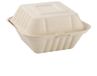 Fiesta Green Composteerbare Bagasse Hamburgerdoosjes 152mm (500 Stuks)