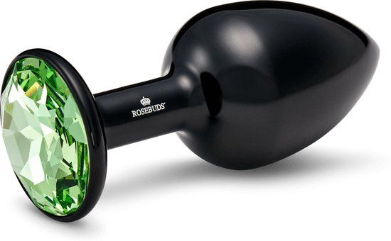 Rosebuds™ Medium Alu Black Crystal