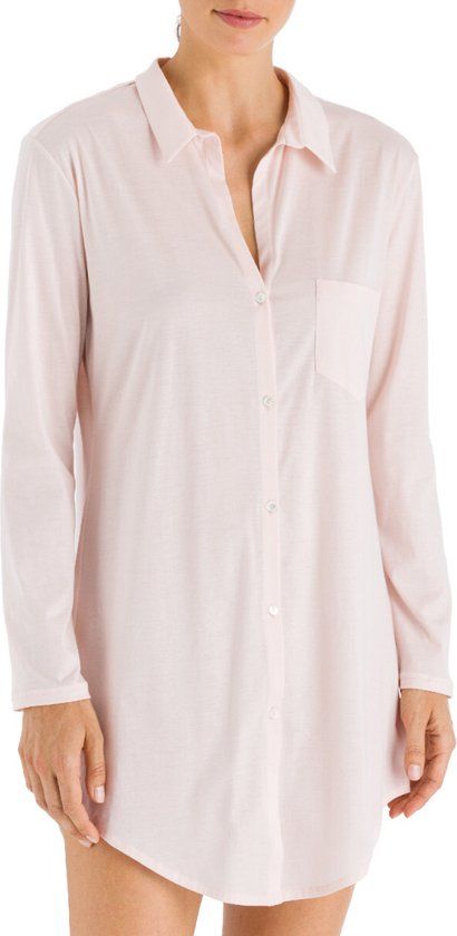 Hanro Cotton Deluxe Nachthemd Dames Crystal Pink Maat S
