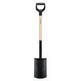 Fiskars Solid Spade met Houten Steel | Rond FSC - 1066722