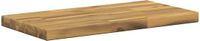 vidaXL Tafelblad Rechthoekig 80 x 30 x 3 cm Wit Glas
