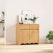 vidaXL Dressoir Drammen Eiken 79 x 43 x 75.5 cm Massief Grenenhout