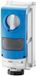 Gewiss PRISE VERTICALE VERROUILLABLE - AVEC BOÎTIER - POUR REG - POUR USAGE INTENSIF - 3P+N+E 32A 480-500V-50/60HZ 7H-IP66, GW66995