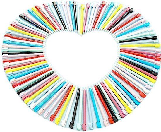 PROCLAIMS 15-Pack Wii U Stylus Pens - Assorted Colors