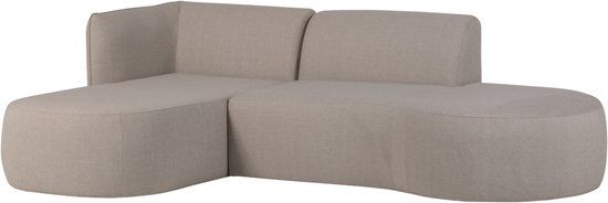 WOOOD Chios Loungeset Tuin - Aluminium - Naturel - 71x258x168
