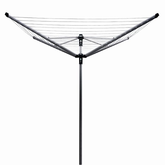 Brabantia Lift-O-Matic Droogmolen - Metallic Grey - 60m - Rotary Clothes Dryer