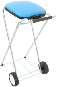 Move & Up Afvalzakhouder - 120 Liter - Blauw - VB 717309