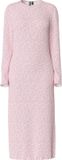 Pieces Midi jurk PCFLORA Roseate Spoonbill