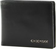 CHIEMSEE Leren Portemonnee Leather Wallet Black Zwart