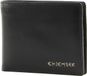 CHIEMSEE Leren Portemonnee Leather Wallet Black Zwart