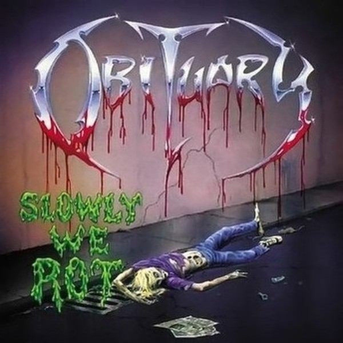 Listenable Obituary - Slowly We Rot (Marble Vinyl)