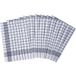 W5 Torchon de vaisselle 50x70cm, lot de 10. (Bleu)