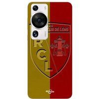 Huawei P60 Pro Maniacase Housse avec Logo Jaune et Rouge