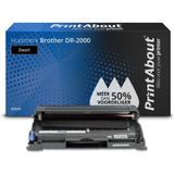 PrintAbout Huismerk DR-2000 Drum Zwart | Compatibel met Brother