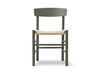 Fredericia Furniture Chaise J39 Khaki green-tressé naturel
