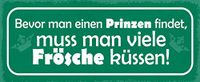 Schatzmix Metalen bord "Voordat Man Een Prinzen", 27 x 10 cm, meerkleurig