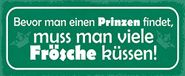 Schatzmix Metalen bord "Voordat Man Een Prinzen", 27 x 10 cm, meerkleurig