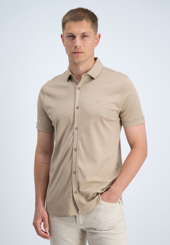 Gabbiano Heren Overhemd 336632 Fyre 994 Almond