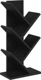 vidaXL Boekenkast - 4-Tier - 30 x 18 x 60 cm - Bewerkt hout - Zwart eiken
