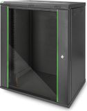 Digitus DN-19 16-U-EC-SW 19inch Wandkast Zwart (RAL 9005)