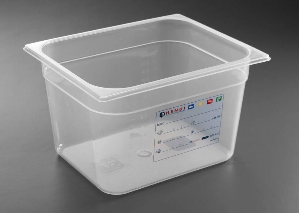 24Horeca HACCP Voorraaddoos Gastronorm 1/2 150mm