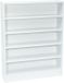 WERKA PRO 9676 – Opbergmeubel, 80 x 62 x 17 cm, Wit, 5 legplanken