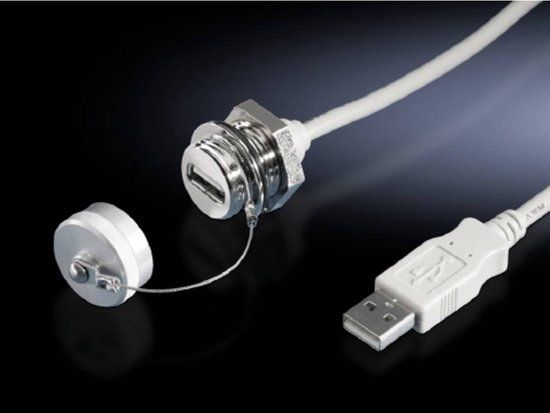 Rittal SZ 2482.210 Interface verlenging USB-A Messing 1 stuk(s)