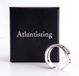 Atlantis ring open argent (taille homme)