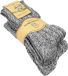 normani 2 paires chaussettes Norvège ABS laine de mouton gris