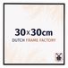 Dutch Frame Factory Fotolijst 30x30 cm - Kunststof - Zwart Mat - Easy