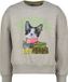 Vingino Nala Meisjes Sweater Lange Mouw Katoen Grijs Melee Maat 176
